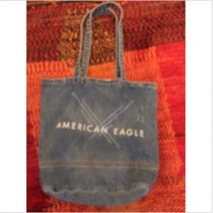 NWOT AMERICAN EAGLE Denim Tote Bag Limited Edition